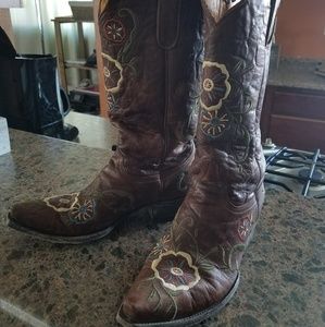 Old Gringo Floral Cowboy Boots, 9B